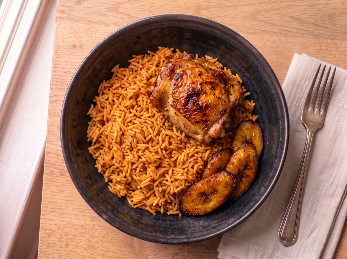 Jollof Rice with Chicken